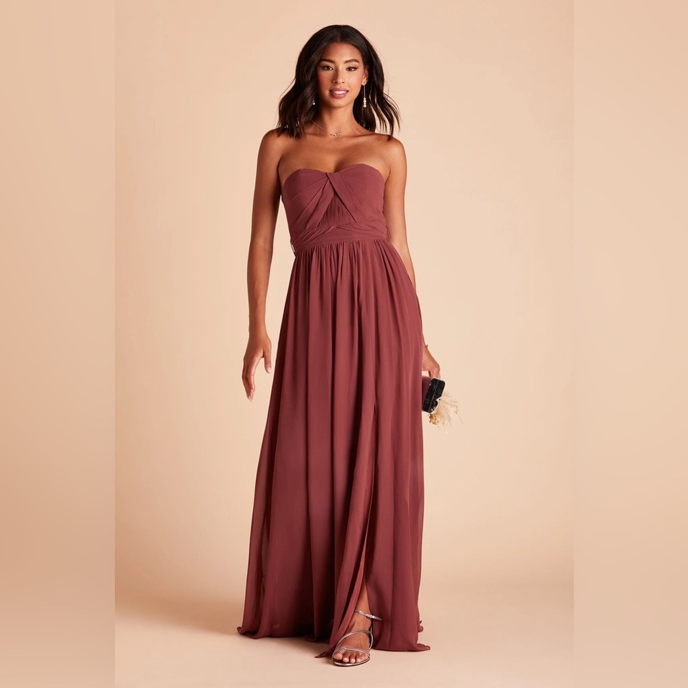 Birdy Grey Grace Convertible Dress with Slit Rosewood